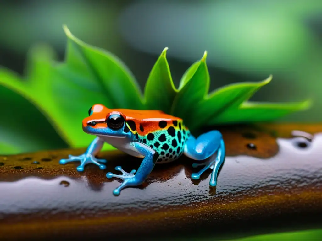 Cycle of Poisonous Dart Frogs: Vida en Detalle Un ciclo de vida asombroso: huevos coloridos, renacuajos nadando y ranas adultas en la selva