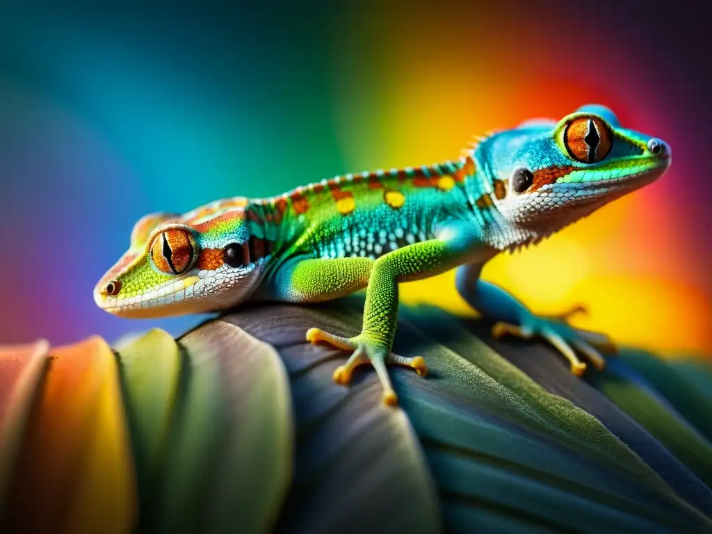 Espectacular variedad de geckos: belleza en colores y patrones Increíble diversidad de especies de geckos en colores arcoíris, cautivando con su belleza iridiscente