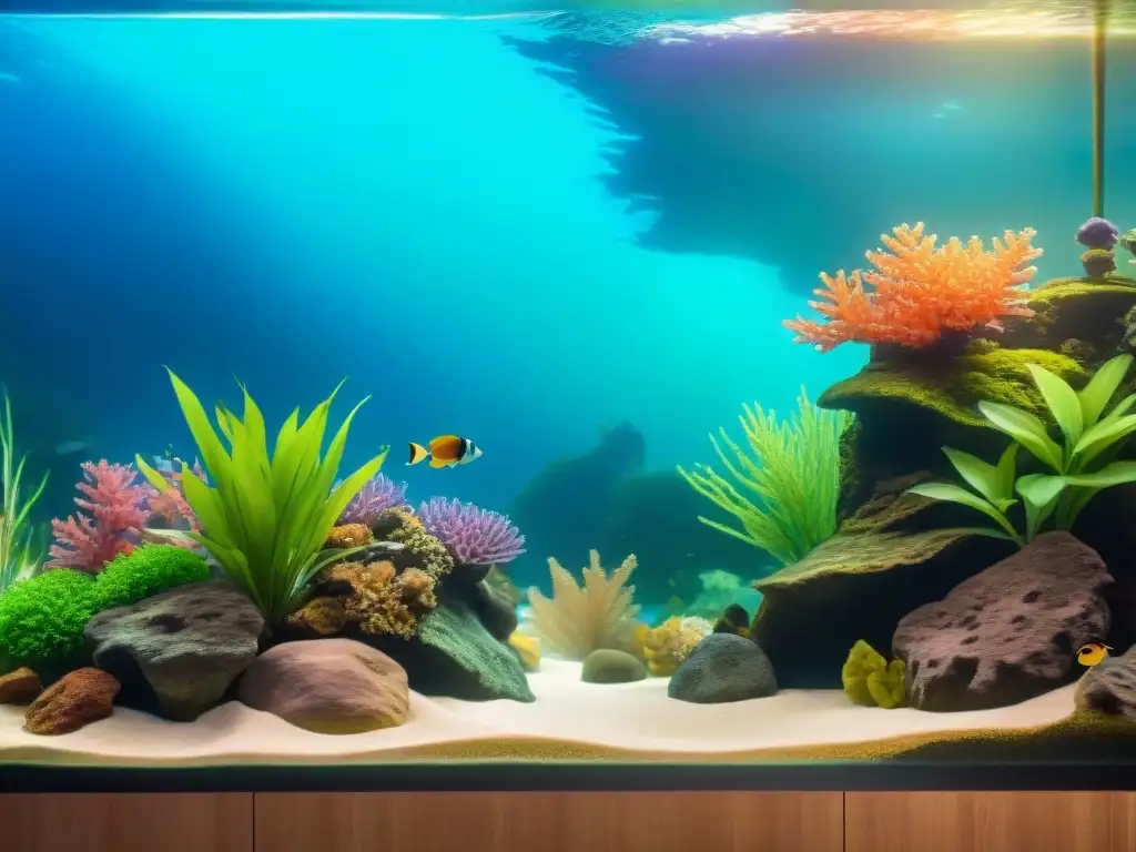 Sistema de filtración avanzado en acuario vibrante Instalación de sistema de filtración en acuario paso a paso con tecnología avanzada