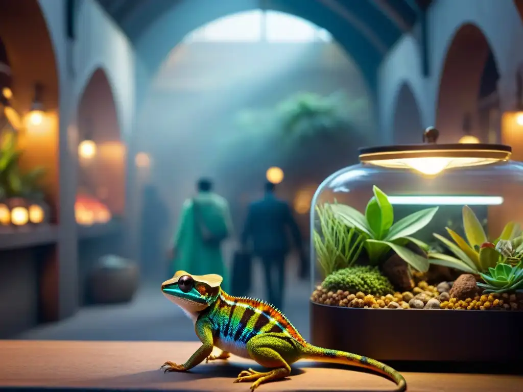 En un mercado negro de arácnidos mascotas exóticas, la actividad bulliciosa revela un mundo misterioso