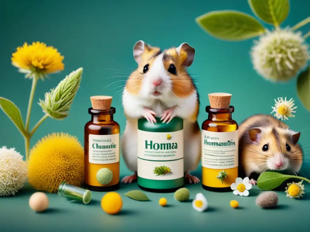 Armonía natural: roedores y remedios homeopáticos en detalle Un mundo mágico de roedores explorando la homeopatía con curiosidad y ternura