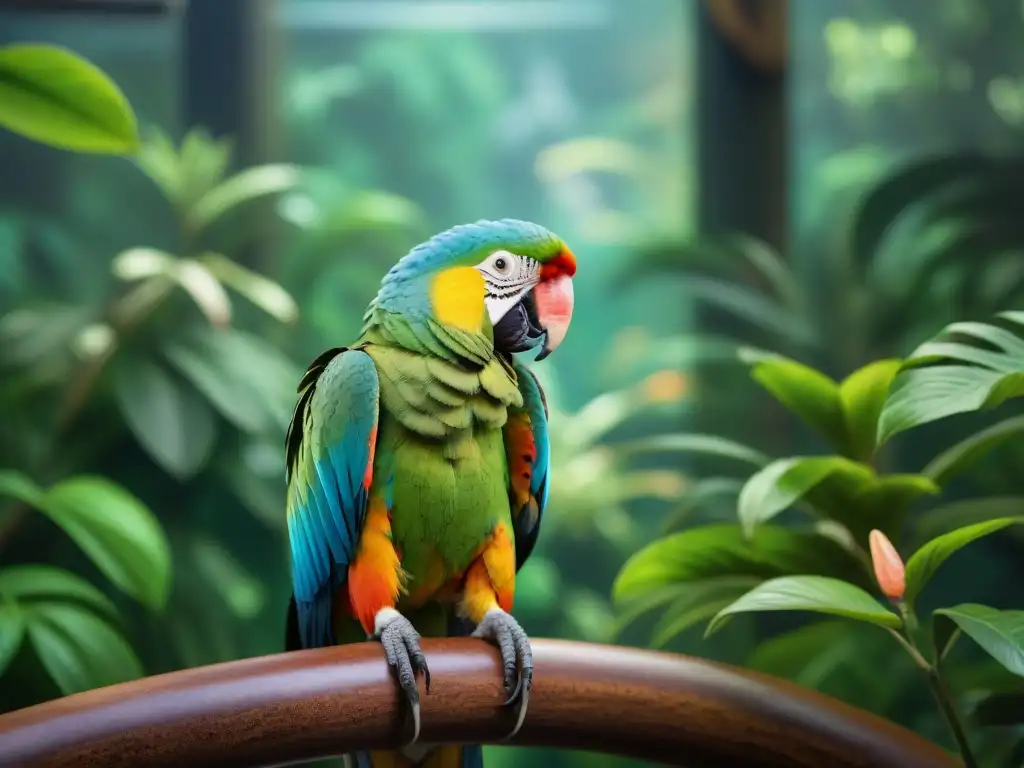 Un mundo de mascotas exóticas adornadas con microchips GPS, en un escenario vibrante y tecnológico