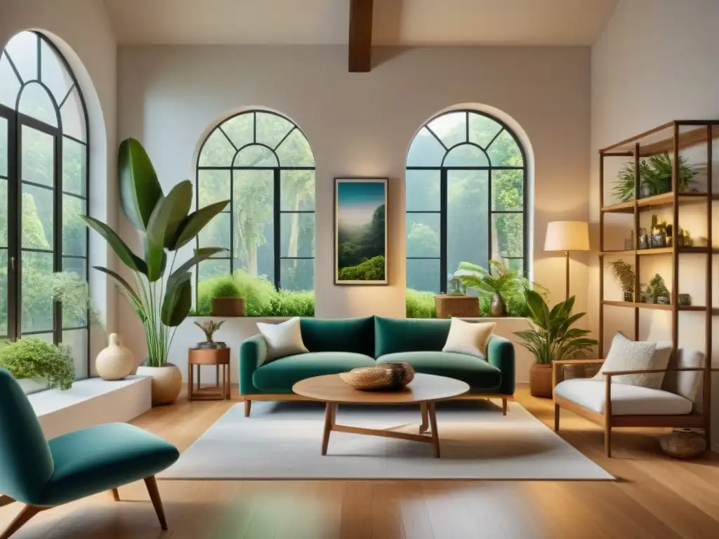 Un refugio acogedor para ave exótica sénior cuidados hogar, con plantas verdes, luz natural y elementos tranquilizadores