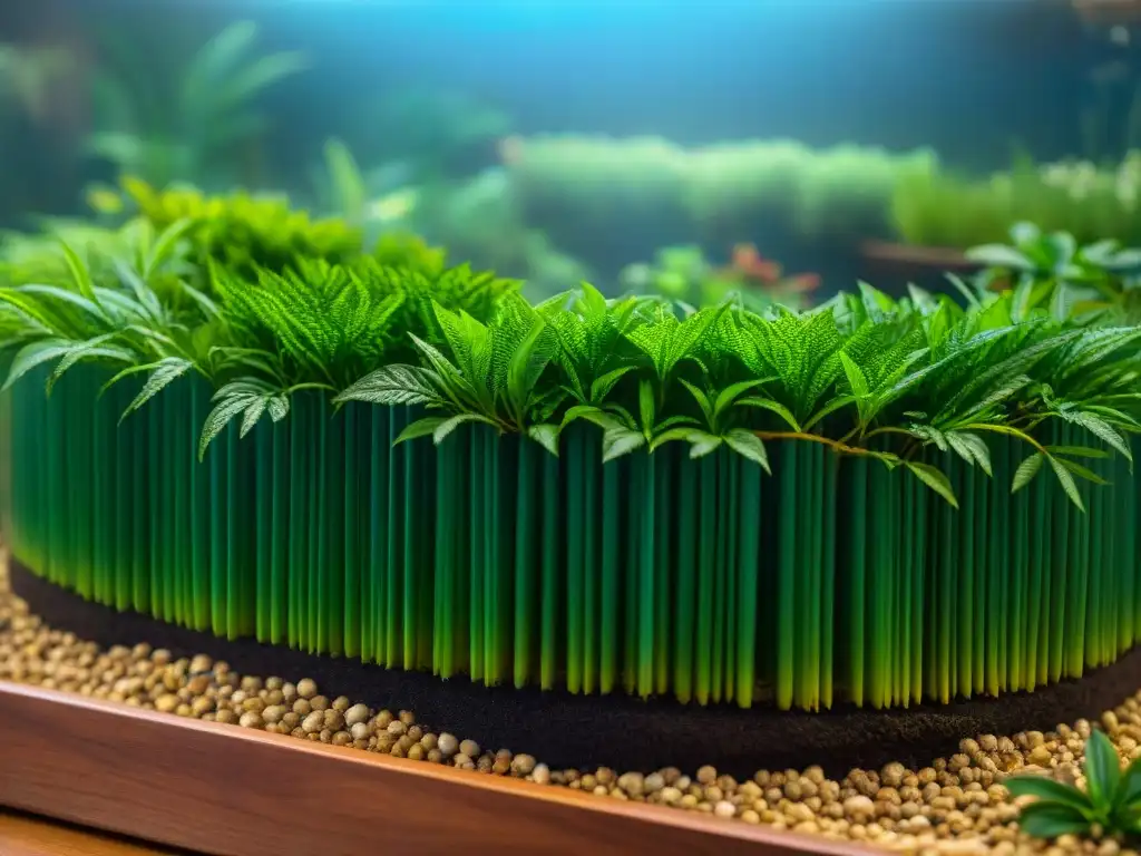 Terrario tropical exótico para geckos y camaleones Un terrario exuberante y detallado, ideal para mascotas exóticas